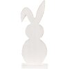Clayre & Eef 6H2326 Coniglio decorativo bianco 10x5x26 cm