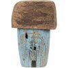 Clayre & Eef 6H2338 Decorazione per la casa 6x4x10 cm Blu Marrone