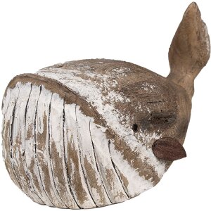 Clayre & Eef 6H2341 Decorazione Balena 39x15x21 cm...