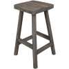 Clayre & Eef 6H2360 Tavolo per piante marrone 30x30x58 cm