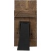 Clayre & Eef 6H2362 Cornice per foto 3 morsetti 15x3x36 cm in marrone