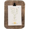 Clayre & Eef 6H2365 Portafoto con morsetto 14x2x20 cm Marrone