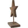 Clayre & Eef 6H2373 Stella decorativa in legno 15x8x21 cm Marrone