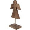 Clayre & Eef 6H2374 Angelo decorativo marrone 18x8x30 cm