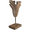 Clayre & Eef 6H2375 Decorazione renna 16x8x25 cm Marrone