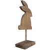 Clayre & Eef 6H2376 Decorazione Coniglio 14x8x30 cm Marrone