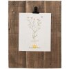 Clayre & Eef 6H2379 Morsetto per portafoto 25x3x32 cm Marrone Stile Country
