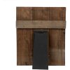 Clayre & Eef 6H2379 Morsetto per portafoto 25x3x32 cm Marrone Stile Country