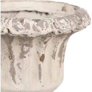 Clayre & Eef 6MG0028 Vaso da fiori Beige Ø 18x20 cm Barocco