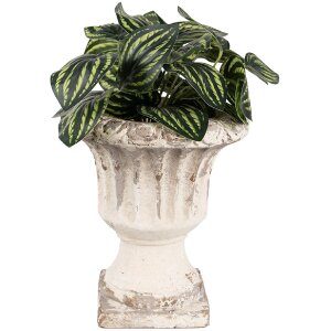Clayre & Eef 6MG0028 Vaso da fiori Beige Ø 18x20 cm Barocco