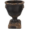 Clayre & Eef 6MG0029 Fioriera Decorazione Marrone Nero Ø 33x42 cm