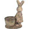 Clayre & Eef 6MG0030 Decorazione vaso di fiori 38x22x49 cm Marrone Beige