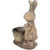 Clayre & Eef 6MG0030 Decorazione vaso di fiori 38x22x49 cm Marrone Beige