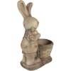Clayre & Eef 6MG0031 Vaso da fiori Marrone Beige 38x22x49 cm Decorazione