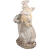 Clayre & Eef 6MG0032 Coniglio decorativo 27x18x43cm Marrone Beige