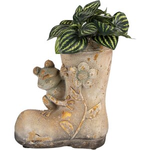 Clayre & Eef 6MG0036 Decorazione per vasi da fiori 26x15x30 cm Marrone