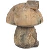 Clayre & Eef 6MG0037 Fungo decorativo marrone 34x29x35 cm