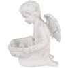 Clayre & Eef 6MG0042 Decorazione Angelo Bianco 36x39x51 cm