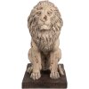 Clayre & Eef 6MG0043 Decorazione Leone Barocco Beige 30x23x45 cm