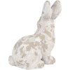 Clayre & Eef 6MG0044 Decorazione Coniglio 29x19x39 cm Bianco Beige