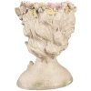 Clayre & Eef 6PR3895 Vaso da fiori Donna Grigio 20x18x26 cm