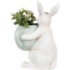 Clayre & Eef 6PR3999 Coniglio decorativo Beige Verde 17x17x23 cm Stile Country