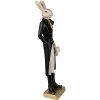 Clayre & Eef 6PR4004 Coniglio decorativo Beige Nero 9x7x34 cm