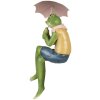 Clayre & Eef 6PR4019 Rana decorativa verde 23x18x42 cm