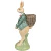 Clayre & Eef 6PR4031 Coniglio decorativo marrone verde 11x11x30 cm