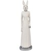 Clayre & Eef 6PR4041 Coniglio decorativo bianco 11x9x41 cm