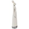 Clayre & Eef 6PR4043 Coniglio decorativo bianco 8x7x29 cm in poliresina moderna