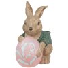 Clayre & Eef 6PR4050 Vaso da fiori Rabbit Brown Green 27x16x30 cm