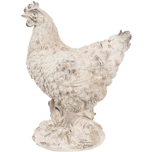 Clayre & Eef 6PR4054 Pollo decorativo 21x12x26 cm...