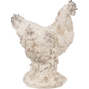 Clayre & Eef 6PR4054 Pollo decorativo 21x12x26 cm Beige - Unaffascinante atmosfera da casa di campagna