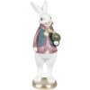 Clayre & Eef 6PR4056 Coniglio decorativo bianco 11x10x26 cm