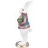 Clayre & Eef 6PR4056 Coniglio decorativo bianco 11x10x26 cm