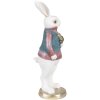 Clayre & Eef 6PR4056 Coniglio decorativo bianco 11x10x26 cm