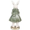 Clayre & Eef 6PR4058 Coniglio decorativo Beige Verde 12x9x26 cm Stile Country