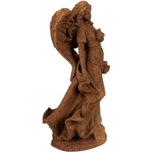 Clayre & Eef 6PR4063 Decorazione Angelo 12x10x23 cm Marrone