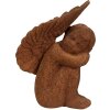 Clayre & Eef 6PR4065 Decorazione Angelo 11x7x15 cm Marrone