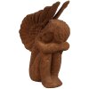 Clayre & Eef 6PR4065 Decorazione Angelo 11x7x15 cm Marrone