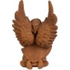 Clayre & Eef 6PR4066 Decorazione Angelo 13x8x19 cm Marrone