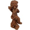 Clayre & Eef 6PR4067 Decorazione Angelo 6x6x14 cm Marrone