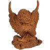 Clayre & Eef 6PR4070 Decorazione Angelo 9x8x12 cm Marrone