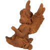 Clayre & Eef 6PR4070 Decorazione Angelo 9x8x12 cm Marrone