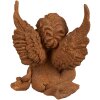 Clayre & Eef 6PR4070 Decorazione Angelo 9x8x12 cm Marrone