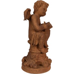 Clayre & Eef 6PR4071 Decorazione Angelo 16x16x36 cm Marrone