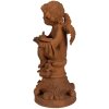 Clayre & Eef 6PR4071 Decorazione Angelo 16x16x36 cm Marrone