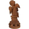 Clayre & Eef 6PR4071 Decorazione Angelo 16x16x36 cm Marrone