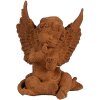 Clayre & Eef 6PR4072 Decorazione Angelo 9x8x11 cm Marrone